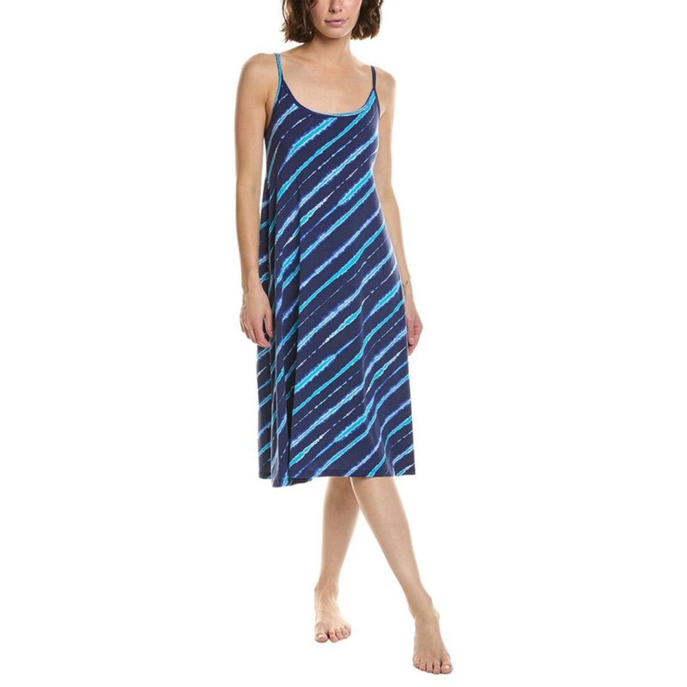 Hue Womens  Easy Breezy Lounge Chemise, Blue
